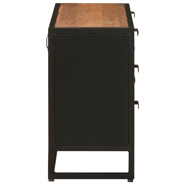 Skuffeskab 75 x 30 x 54 cm Massivt Mango Træ og Ingeniørtræ