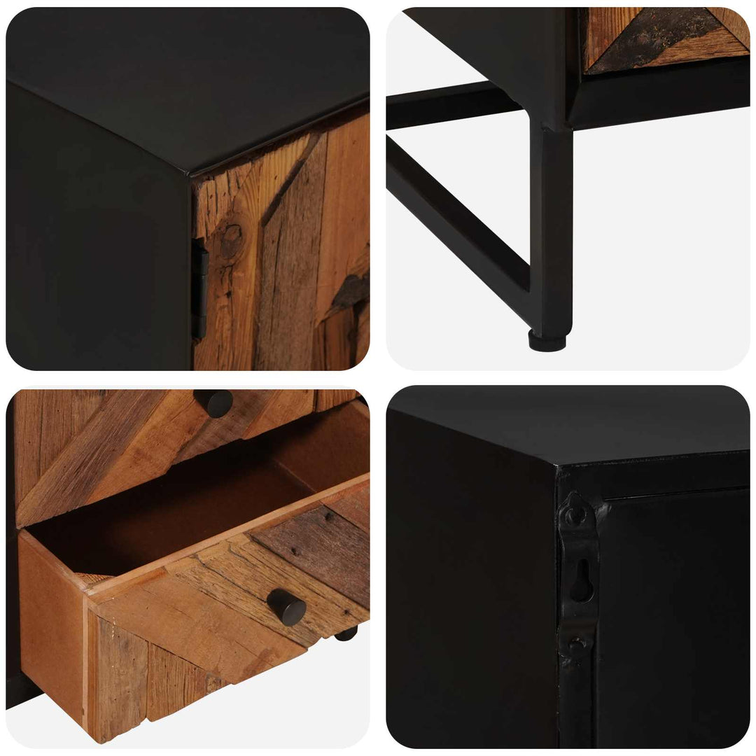 TV-skab med skuffe med opbevaring med dør 105 x 30 x 40 cm