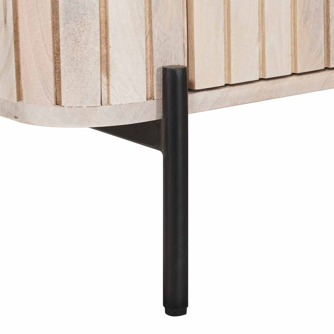 Sideboard 70 x 30 x 65 cm Massivt Mango Træ og Ingeniørtræ