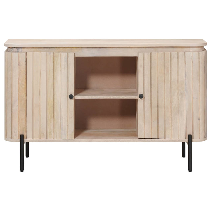 Sideboard 105 x 30 x 65 cm Massivt Mango Træ og Ingeniørtræ