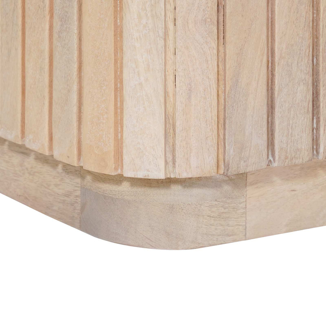 Håndlavet sidebord sæt 2 pcs Hvid 45 x 45 x 45 cm