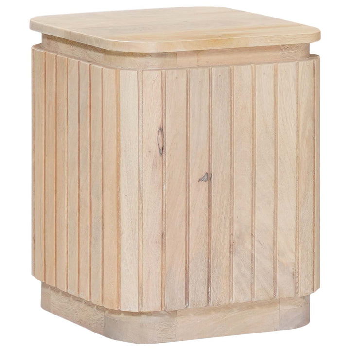 Håndlavet sidebord sæt 2 pcs Hvid 45 x 45 x 45 cm