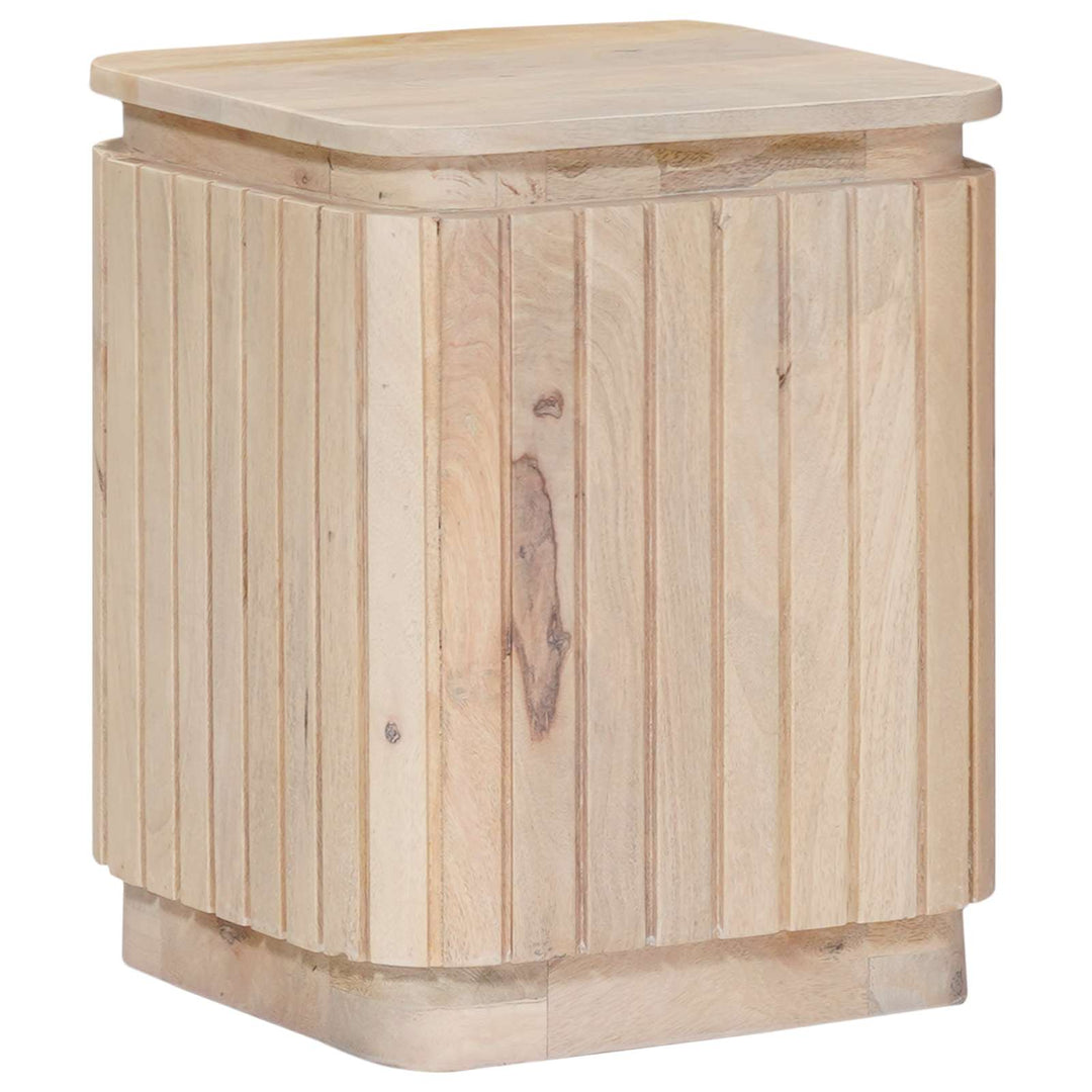 Håndlavet sidebord sæt 2 pcs Hvid 45 x 45 x 45 cm