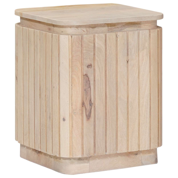Håndlavet sidebord sæt 2 pcs Hvid 45 x 45 x 45 cm