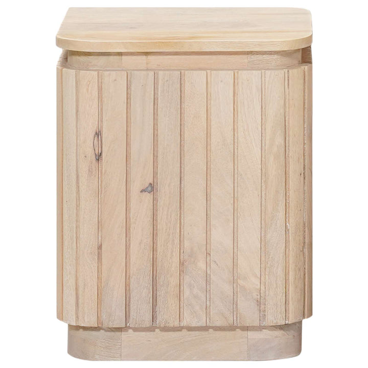 Håndlavet sidebord sæt 2 pcs Hvid 45 x 45 x 45 cm