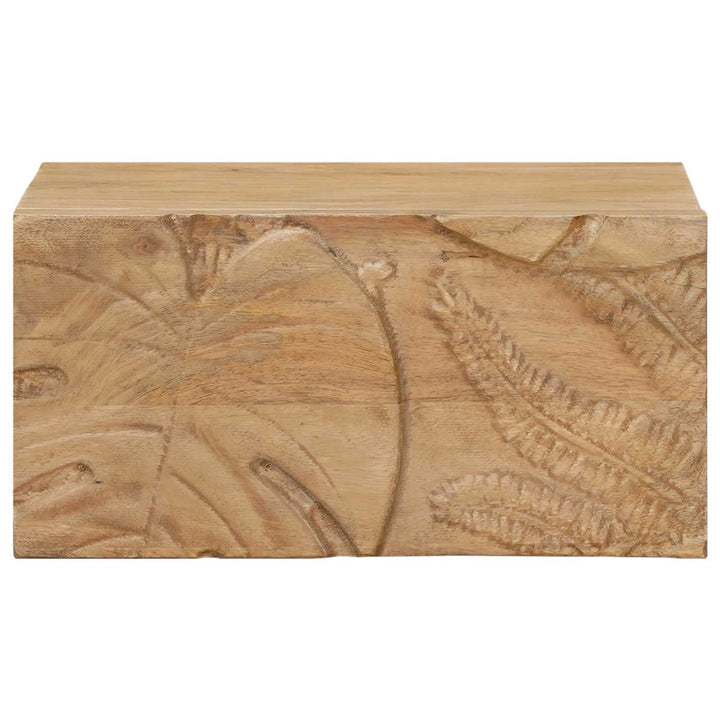 Håndlavet natbord Teakbrun 40 x 30 x 20 cm Massivt mangotræ
