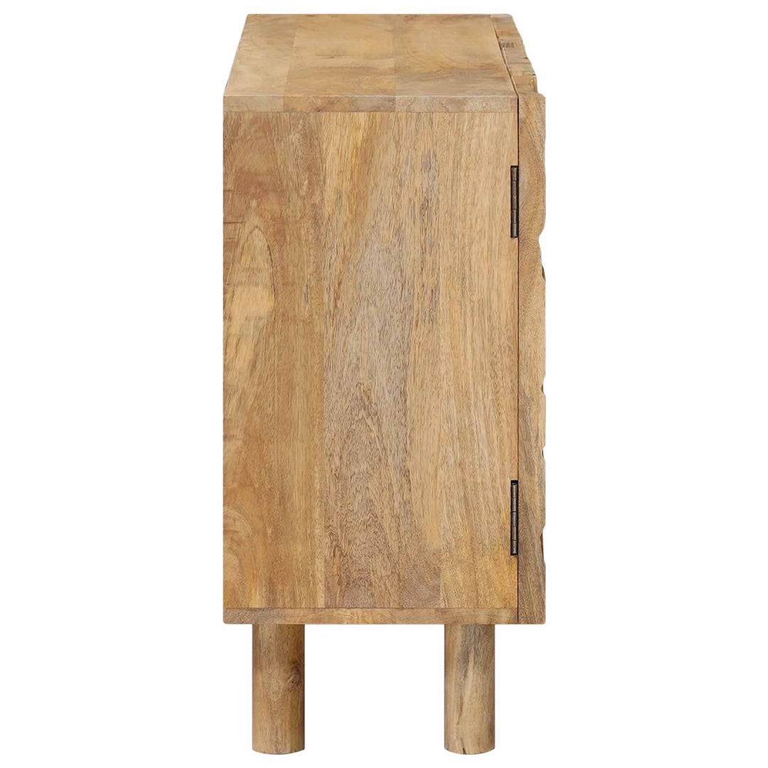 Sideboard 100 x 30 x 65 cm Massivt Mango Træ og Ingeniørtræ