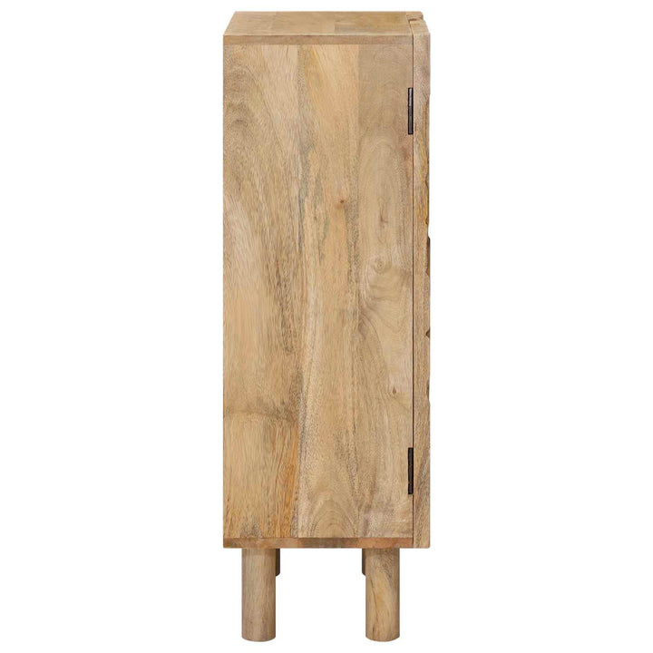 Highboard 53 x 30 x 90 cm Massivt Mango Træ og Ingeniørtræ