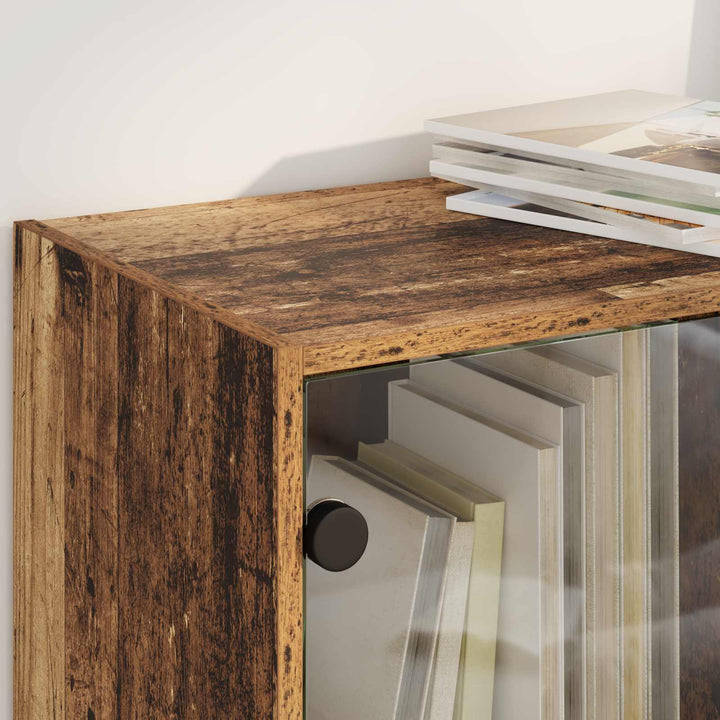 Highboard Gammelt træ 68 x 37 x 142 cm Konstrueret træ