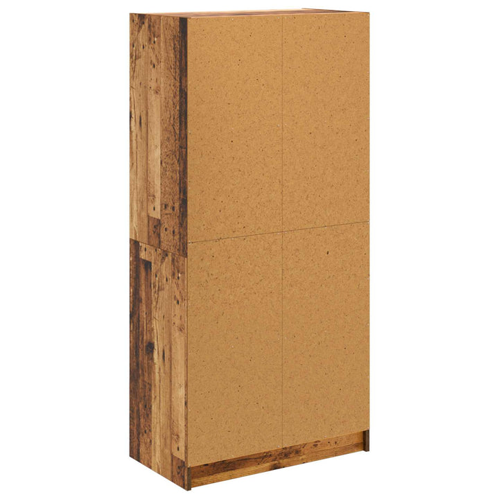 Highboard Gammelt træ 68 x 37 x 142 cm Konstrueret træ