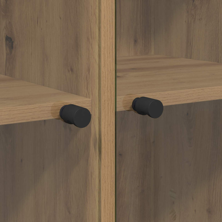 Highboard Artisan Egetræ 68 x 37 x 142 cm Konstrueret træ