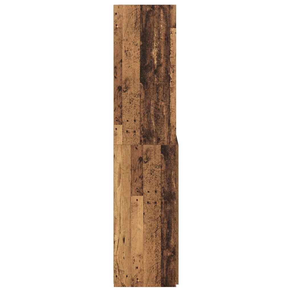 Highboard Gammelt træ 80 x 42,5 x 185 cm Konstrueret træ