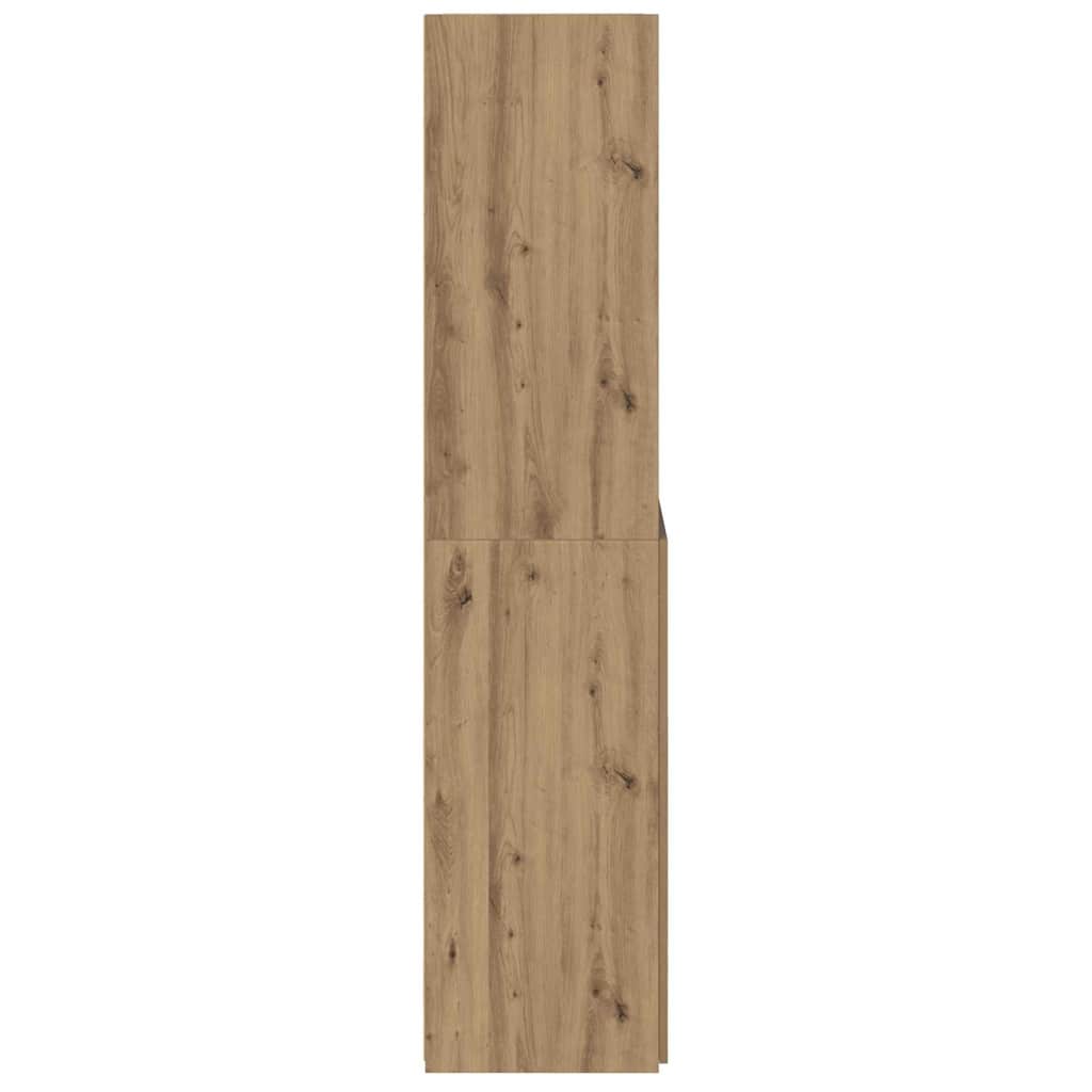 Highboard Artisan Egetræ 80 x 42,5 x 185 cm Konstrueret træ