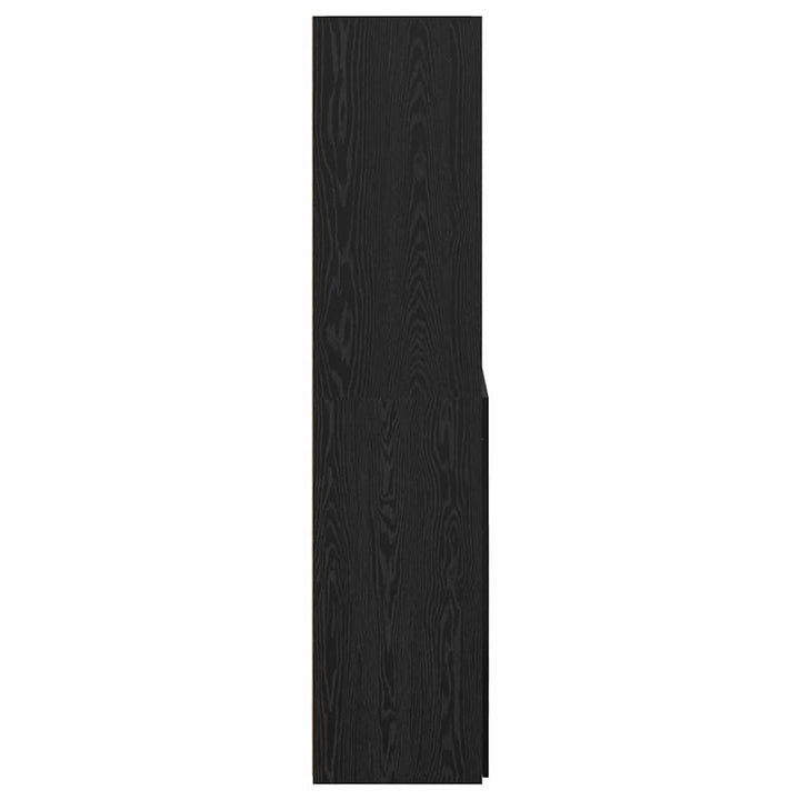 Highboard Sort eg 80 x 42,5 x 185 cm Konstrueret træ