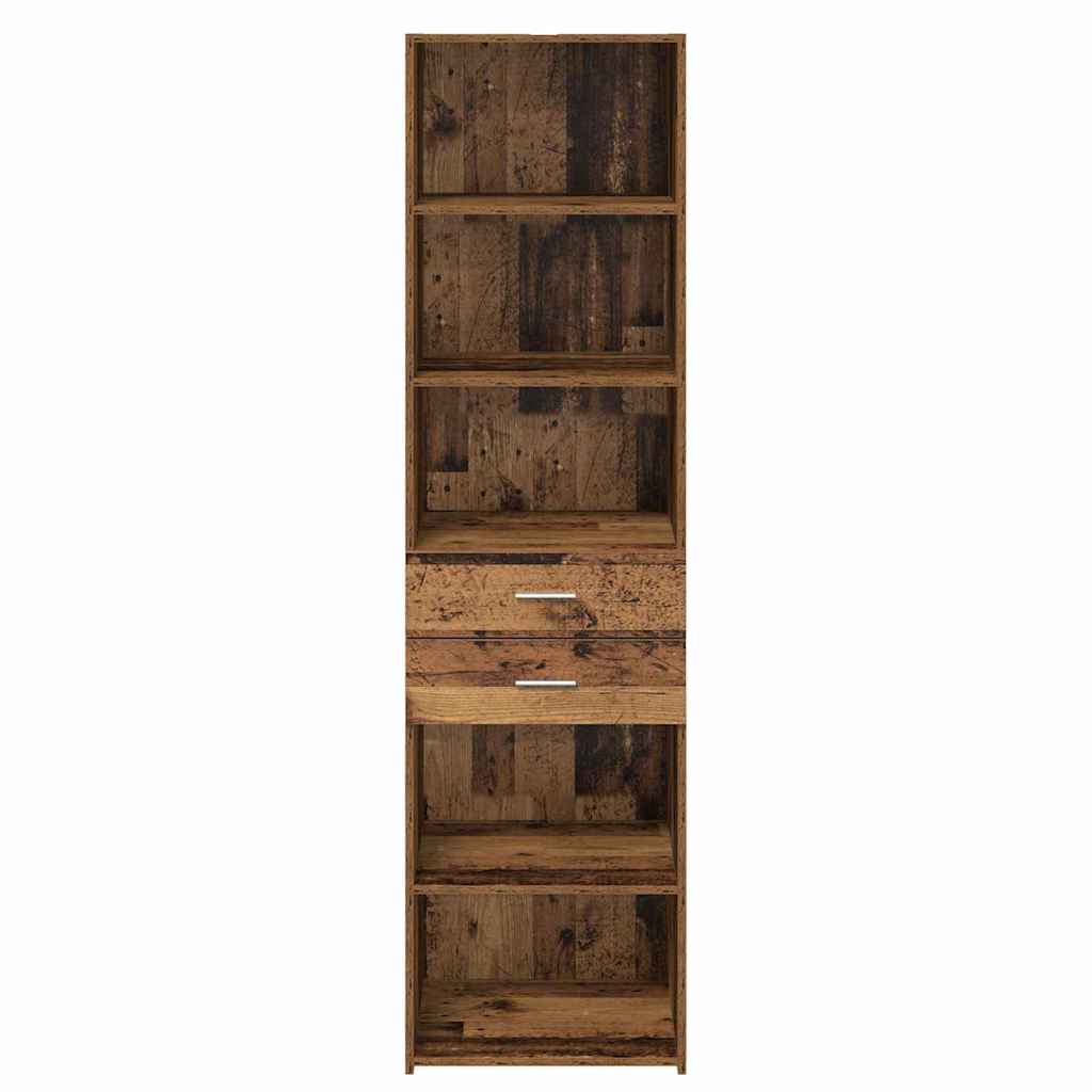 Highboard Gammelt træ 50 x 42,5 x 185 cm Konstrueret træ