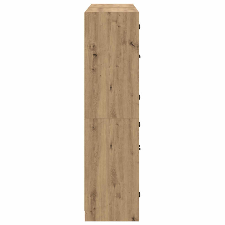 Highboard 2 stk. Artisan Egetræ 68 x 37 x 142 cm