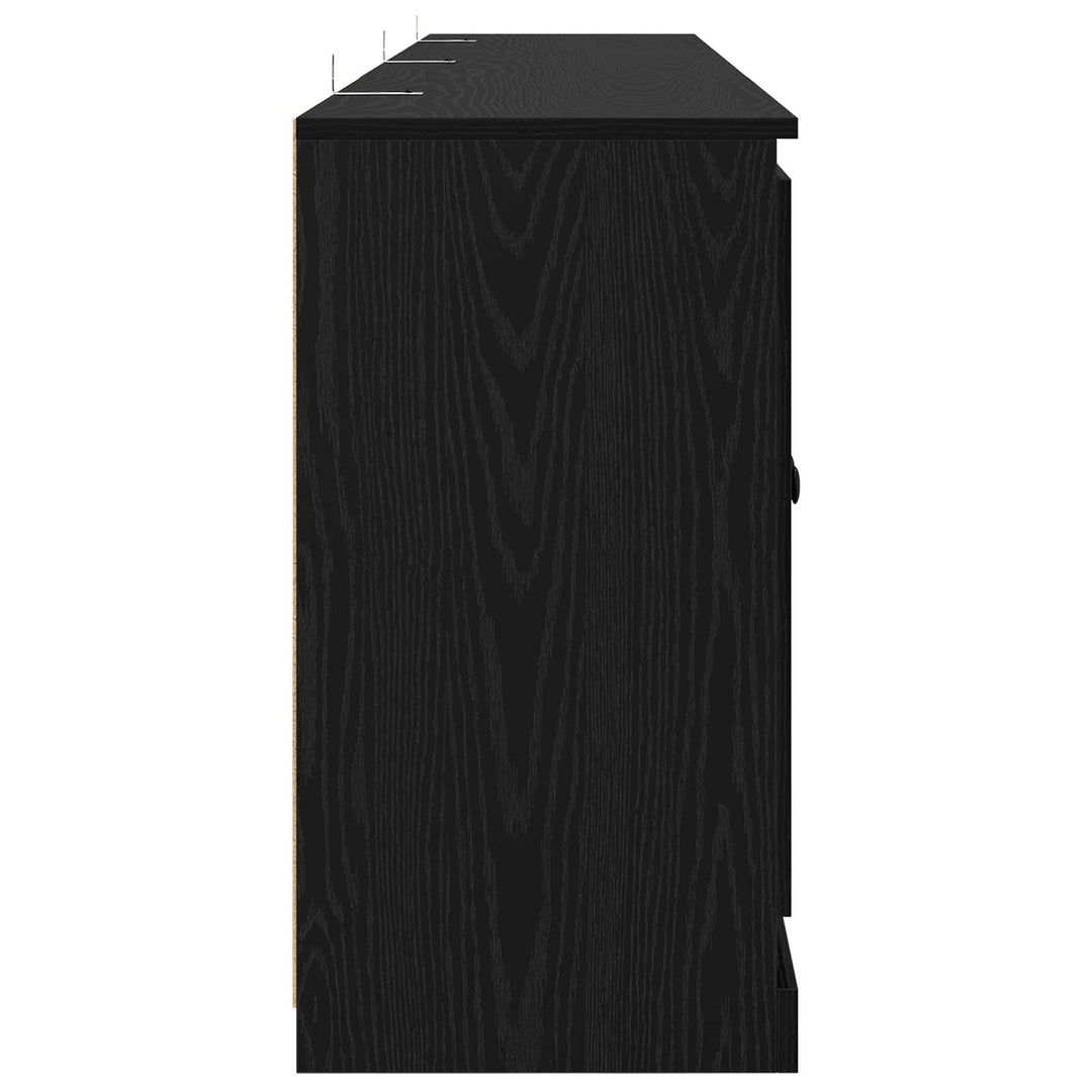 Sideboards 3 pcs Sort eg 210 x 35,5 x 67,5 cm Konstrueret træ