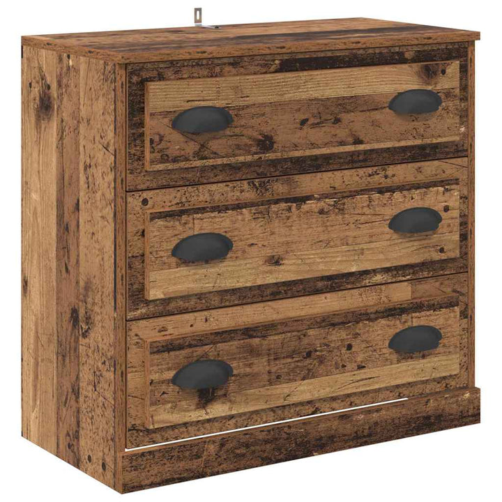 Sideboards 2 stk. Gammelt træ 70 x 35,5 x 67,5 cm