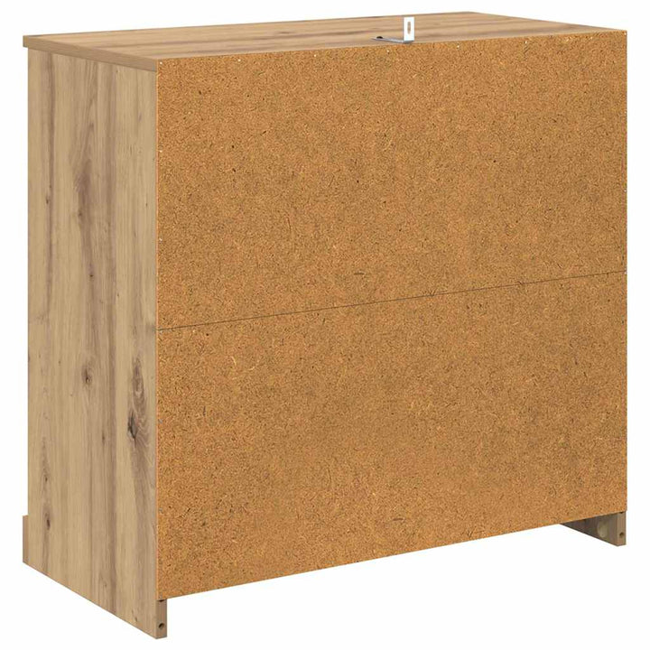 Sideboards med skuffe 2 pcs Artisan Egetræ 70 x 35,5 x 67,5 cm