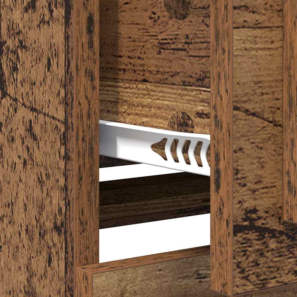 Sideboards med skuffe 2 pcs Gammelt træ 70 x 35,5 x 67,5 cm