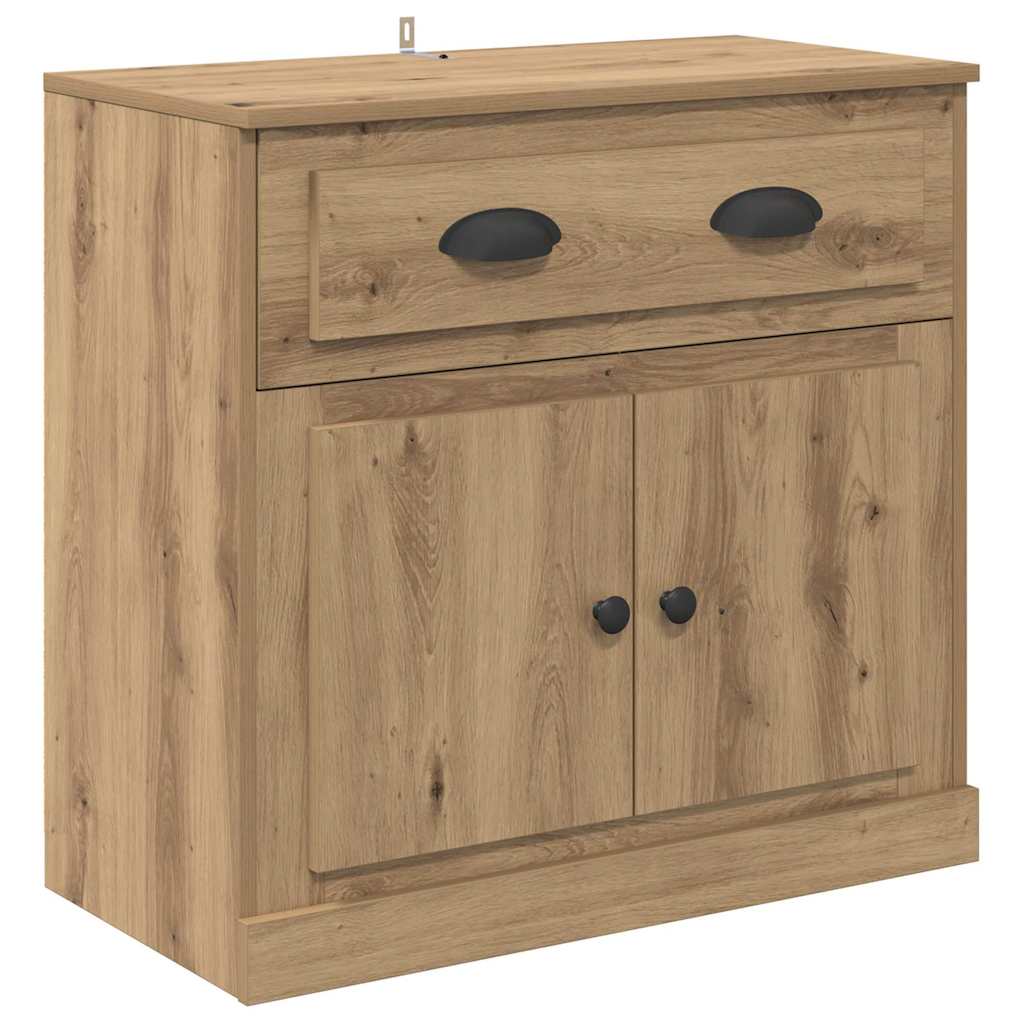 Sideboards 2 pcs Artisan Egetræ 70 x 35,5 x 67,5 cm