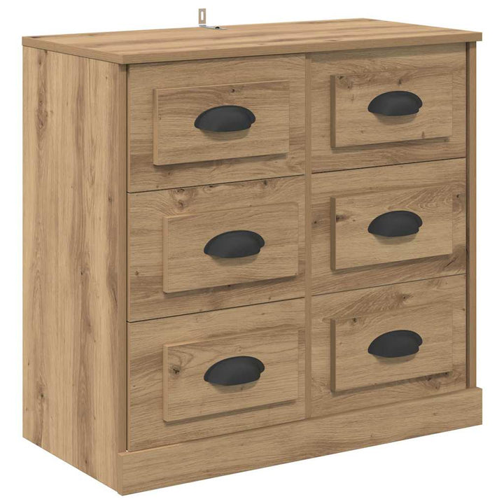 Sideboards 2 stk. Artisan Egetræ 70 x 35,5 x 67,5 cm