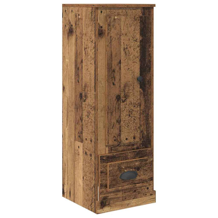 Highboard med skuffe 3 pcs Gammelt træ Konstrueret træ
