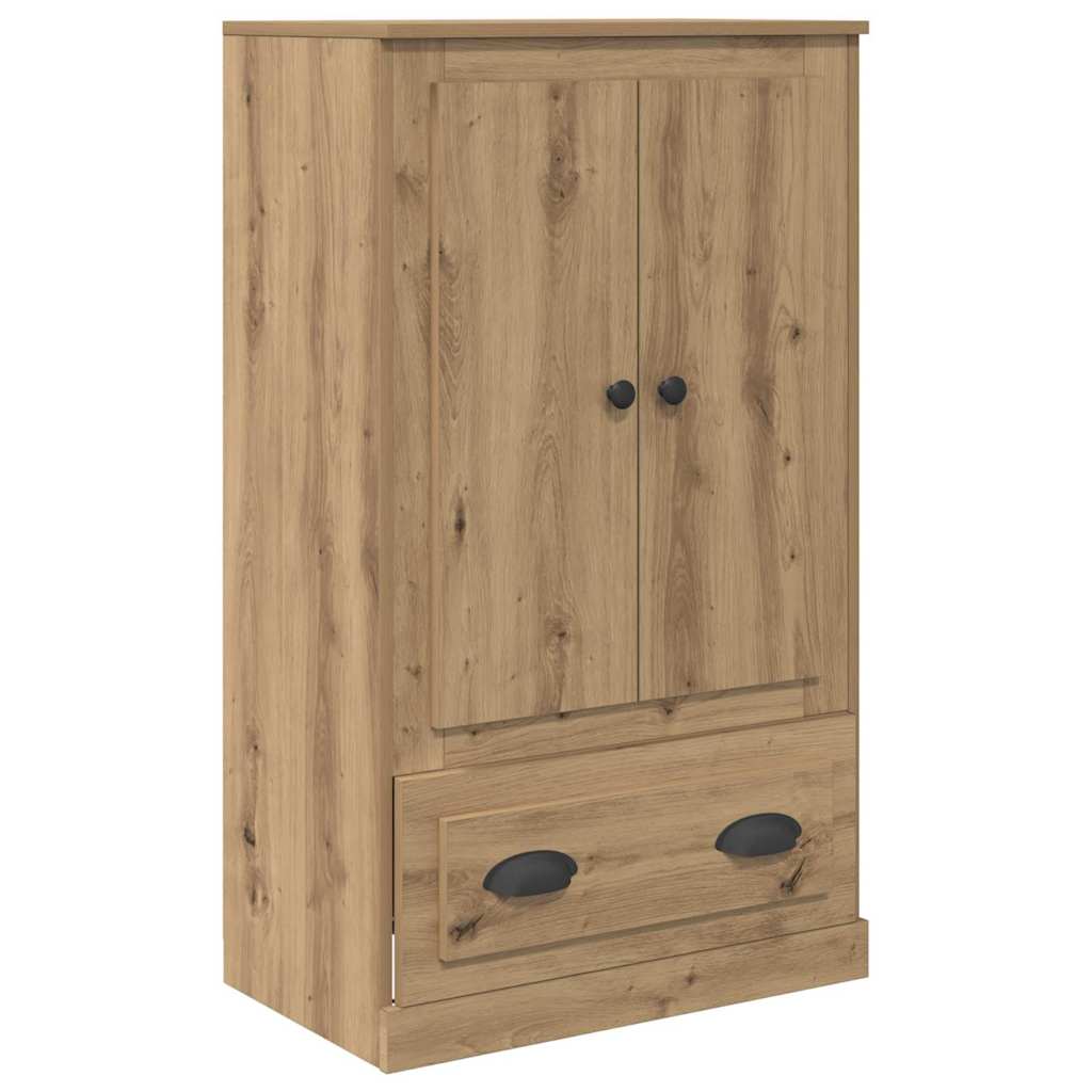 Highboard med skuffe 3 pcs Artisan Egetræ Konstrueret træ