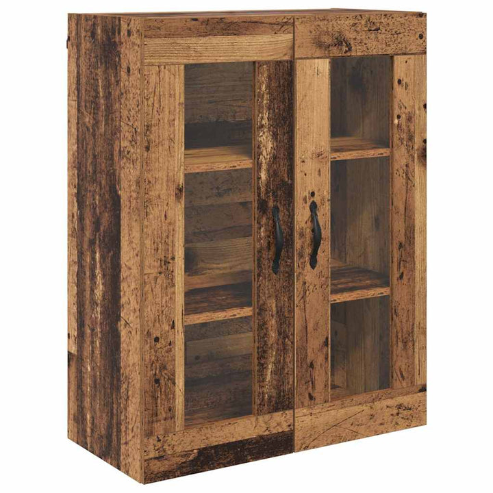 Væggeskabe 2 pcs Gammelt træ 69,5 x 34 x 90 cm Konstrueret træ