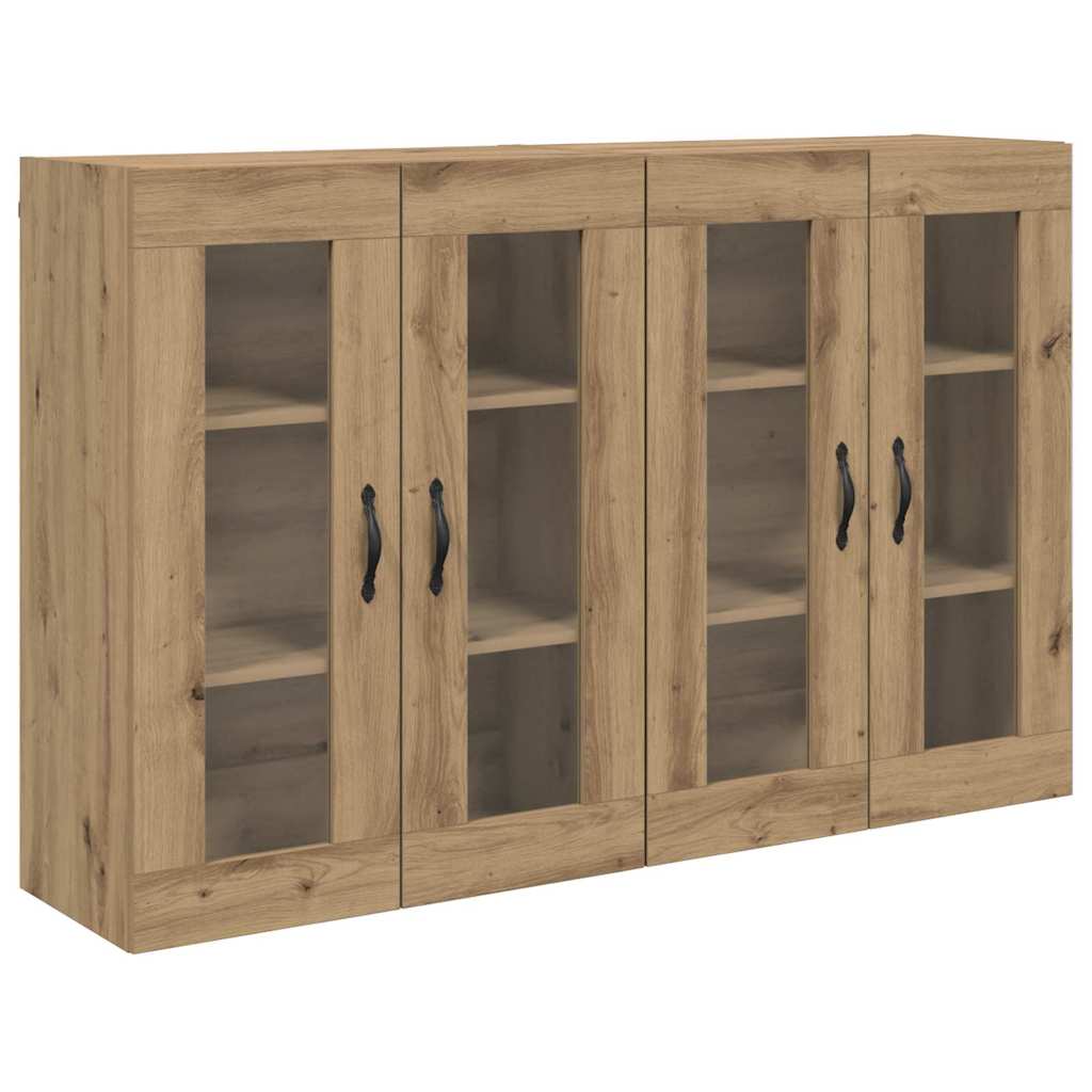 Væggeskabe 2 pcs Artisan Egetræ 69,5 x 34 x 90 cm