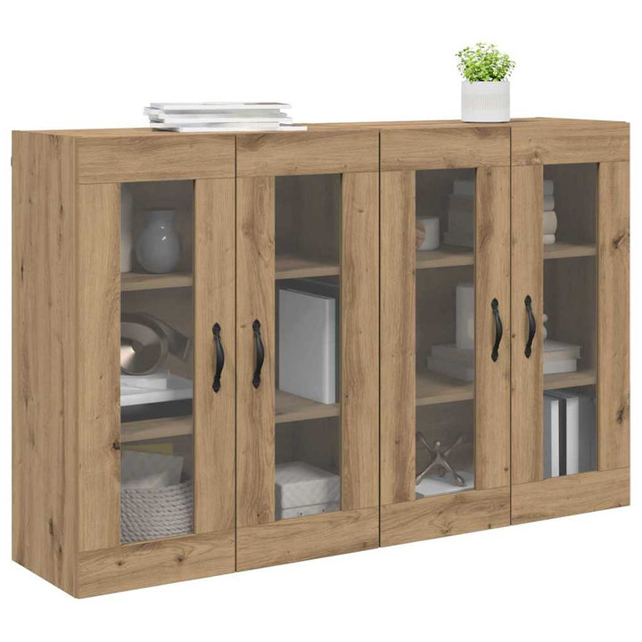 Væggeskabe 2 pcs Artisan Egetræ 69,5 x 34 x 90 cm
