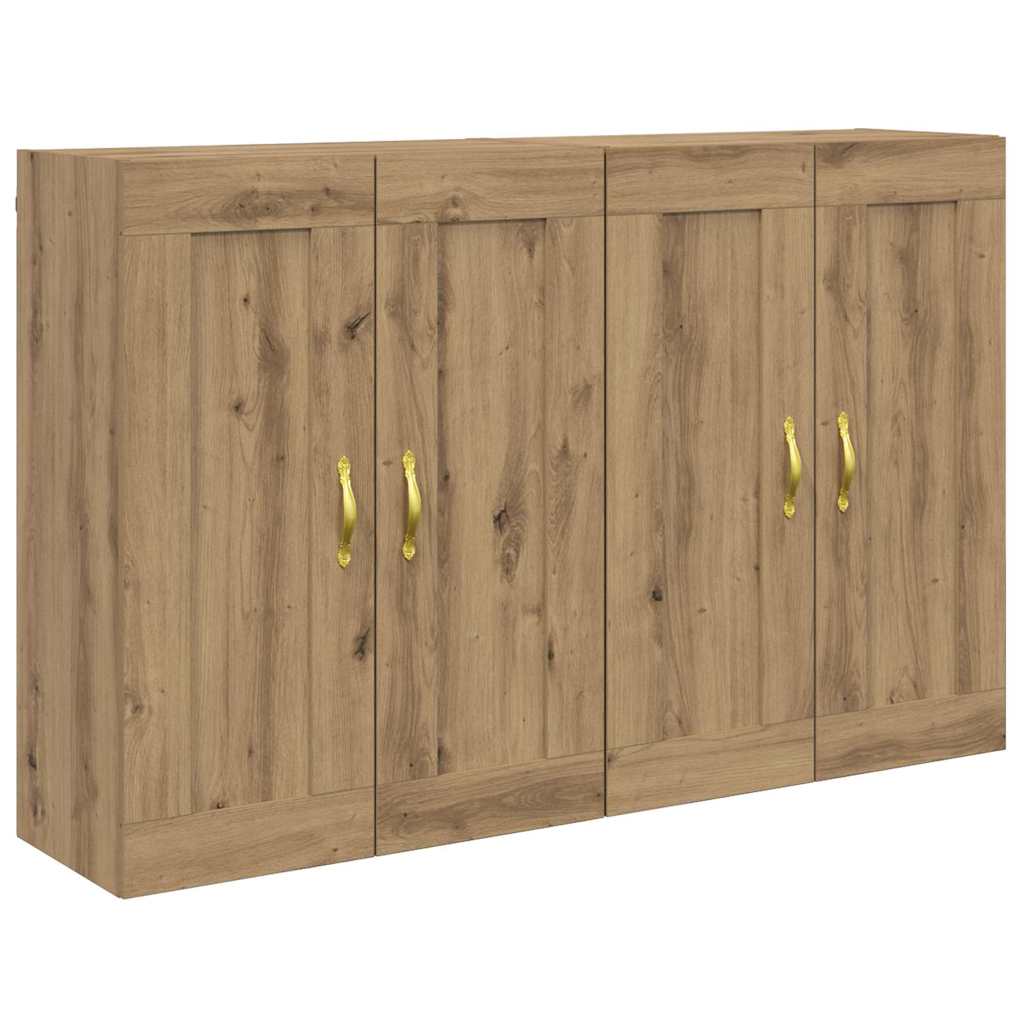 Væghængt skab 2 pcs Artisan Egetræ 69,5 x 34 x 90 cm