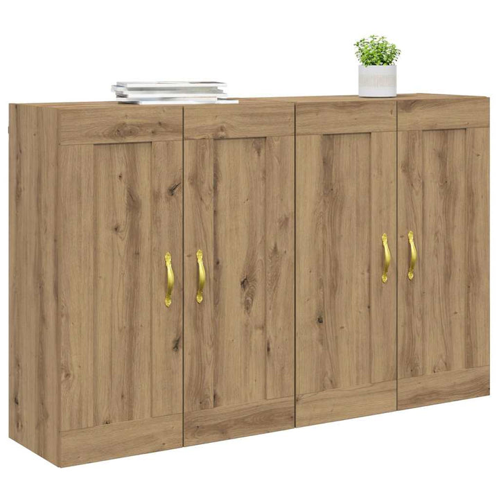 Væghængt skab 2 pcs Artisan Egetræ 69,5 x 34 x 90 cm