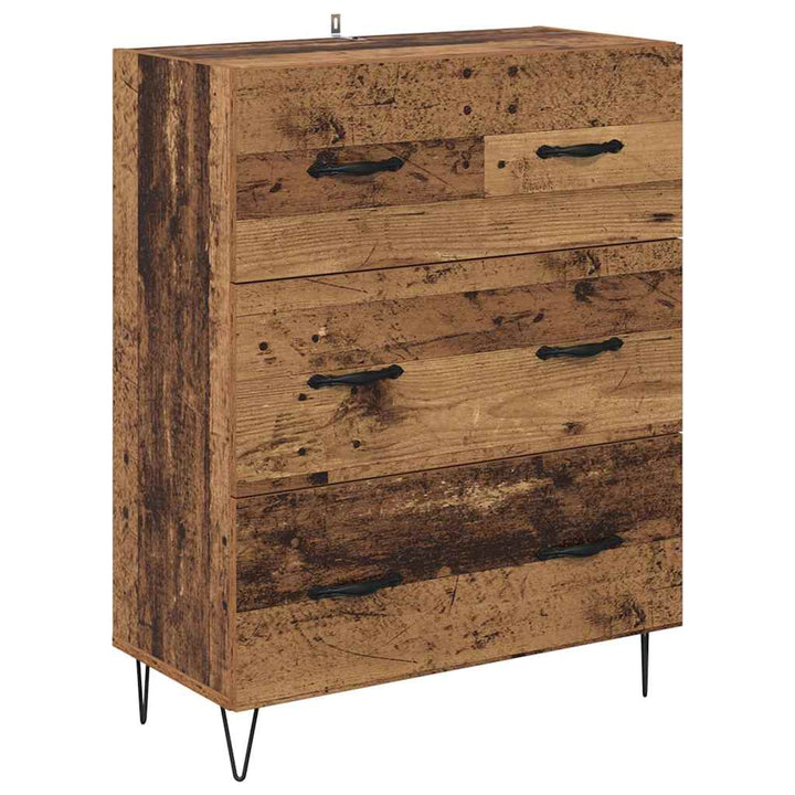 Highboard Gammelt træ 69,5 x 34 x 90 cm Konstrueret træ
