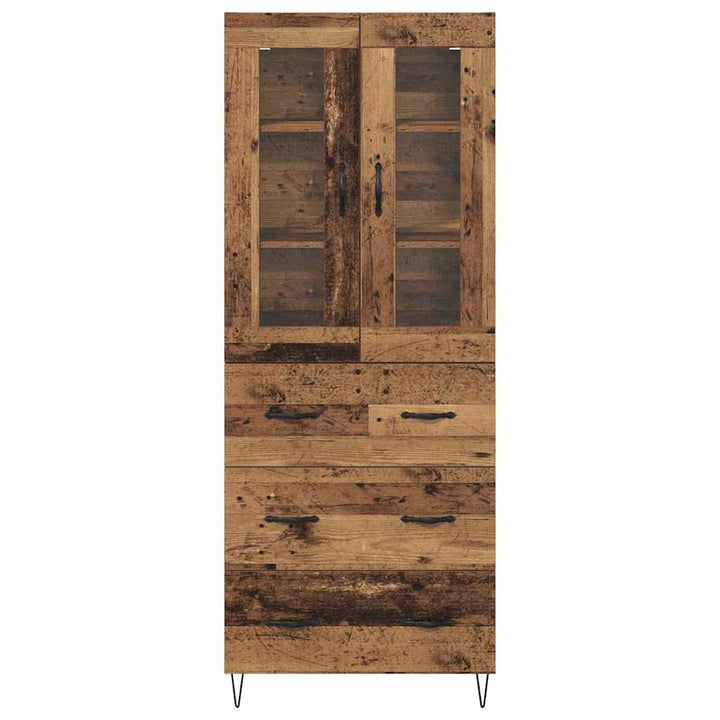 Highboard Gammelt træ 69,5 x 34 x 90 cm Konstrueret træ