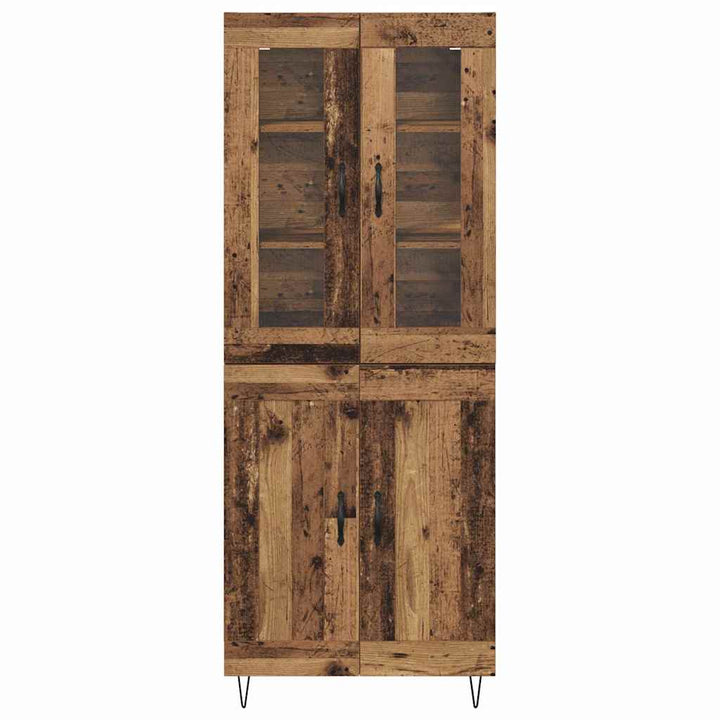 Highboard Gammelt træ 69,5 x 34 x 90 cm Konstrueret træ