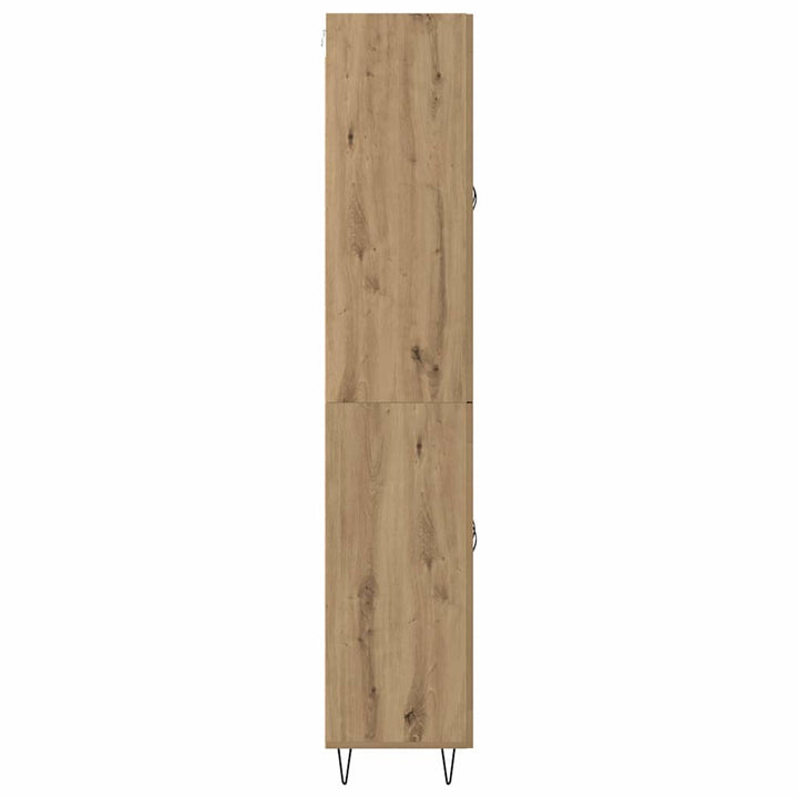 Highboard Artisan Egetræ 69,5 x 34 x 90 cm Konstrueret træ