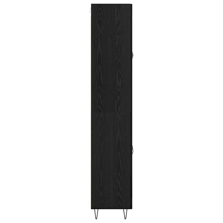 Highboard Sort eg 69,5 x 34 x 90 cm Konstrueret træ