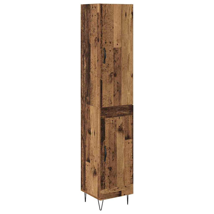 Highboard Gammelt træ 34,5 x 34 x 90 cm Konstrueret træ