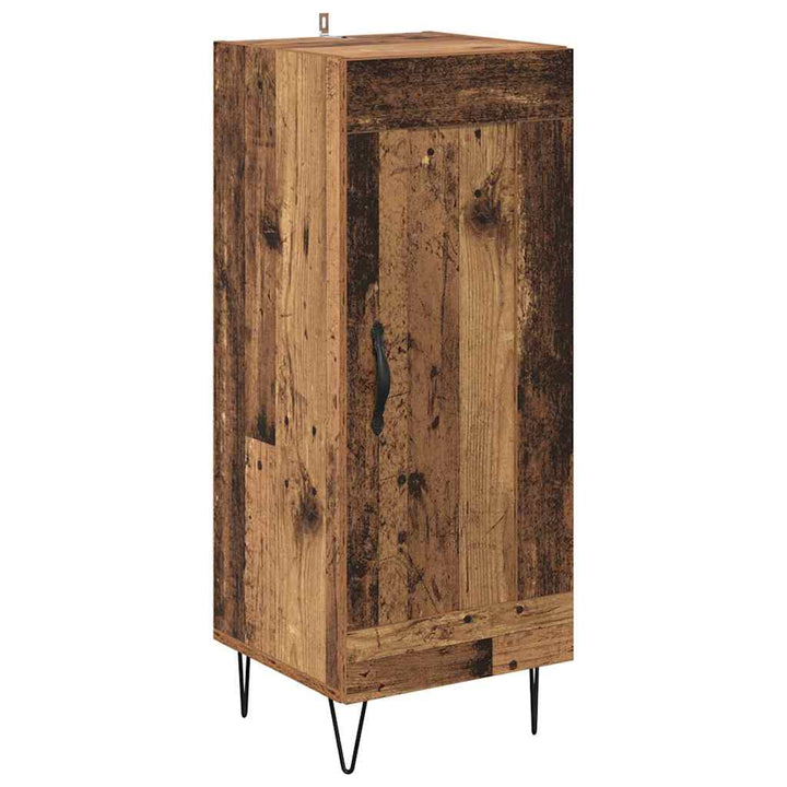 Highboard Gammelt træ 34,5 x 34 x 90 cm Konstrueret træ