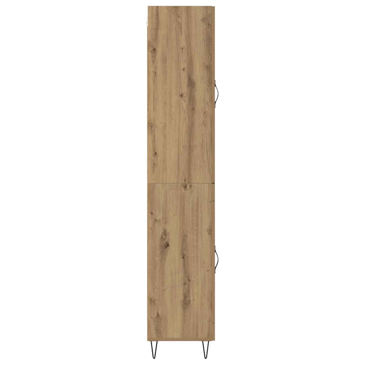 Highboard Artisan Egetræ 34,5 x 34 x 90 cm Konstrueret træ