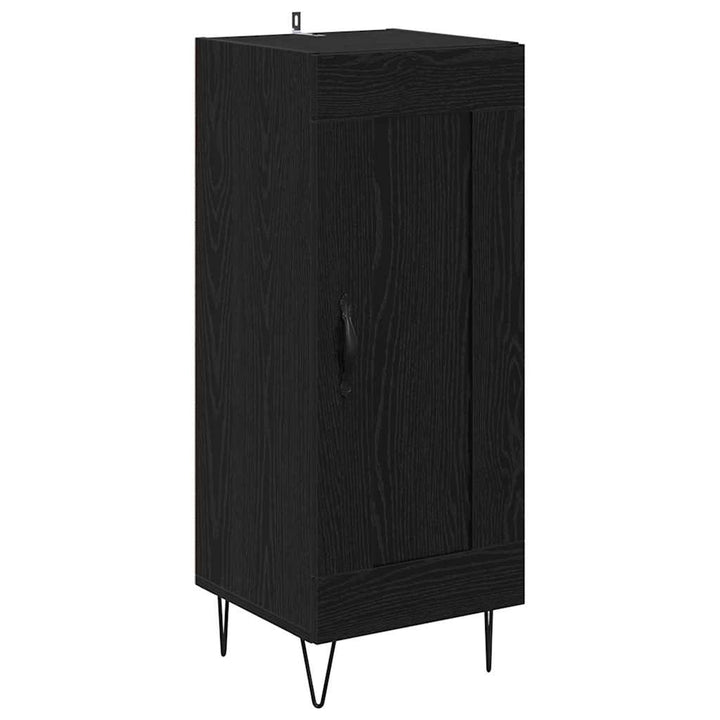 Highboard Sort eg 34,5 x 34 x 90 cm Konstrueret træ