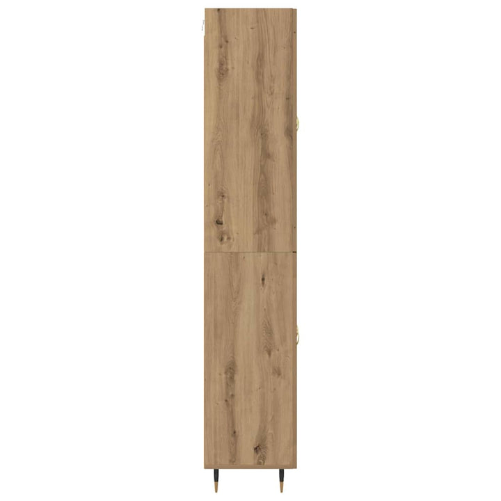Highboard Artisan Egetræ 69,5 x 34 x 90 cm Konstrueret træ