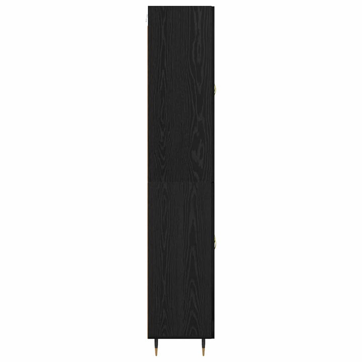 Highboard Sort eg 69,5 x 34 x 90 cm Konstrueret træ