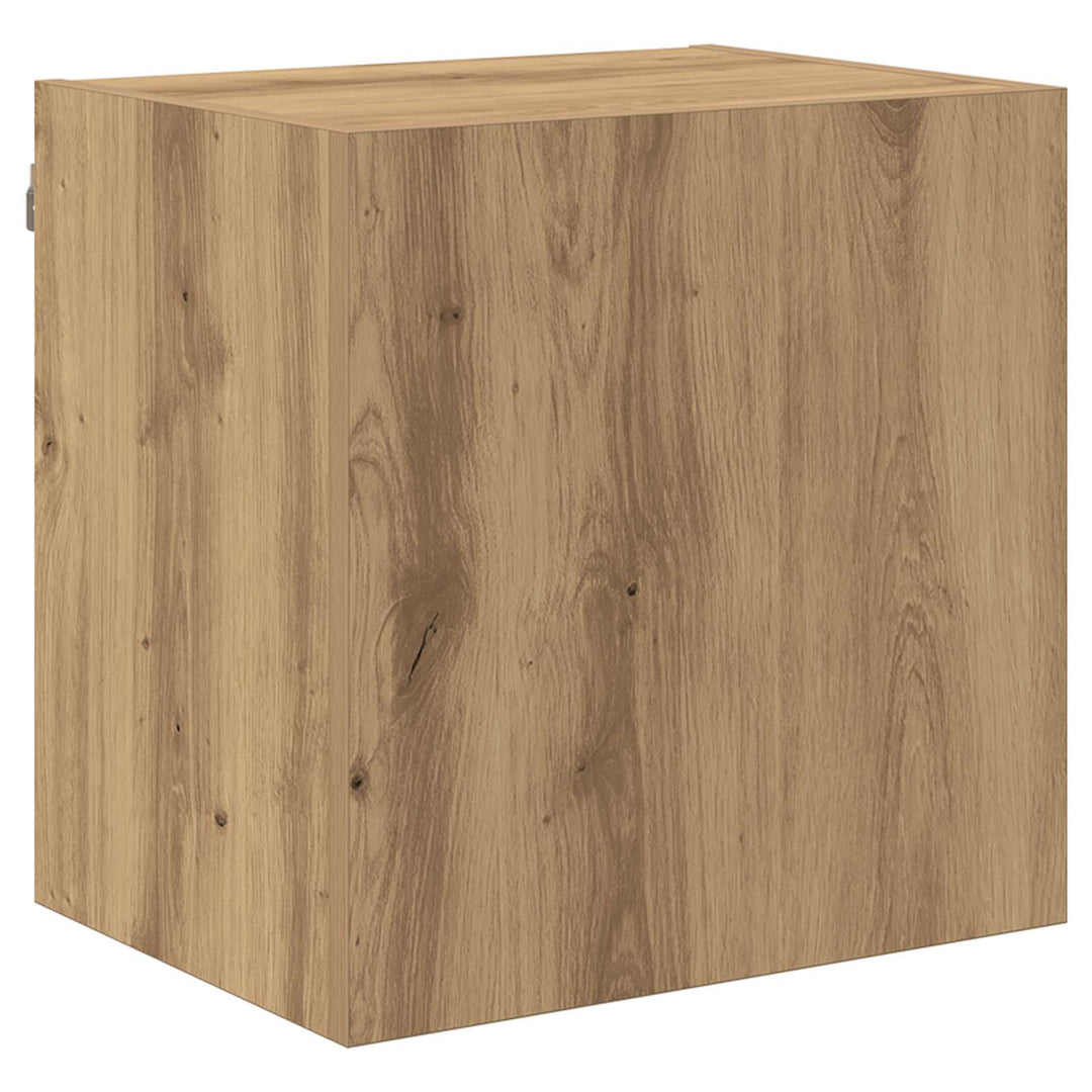 TV Vægmonteringer 4 pcs Artisan Egetræ Konstrueret træ