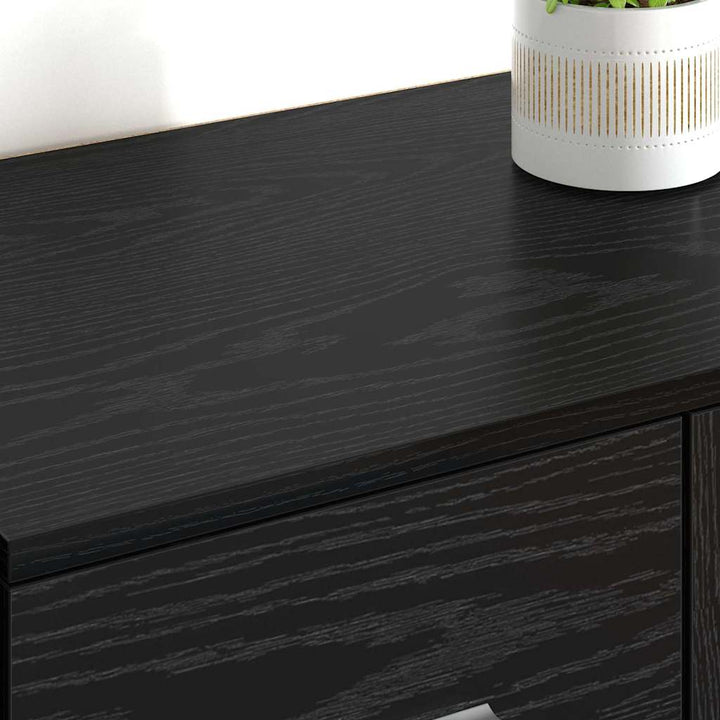 Sideboards CORONA 2 stk. Sort eg 59 x 39 x 80 cm