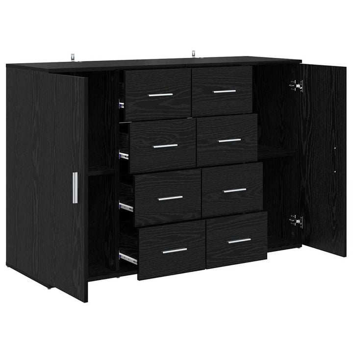 Sideboards CORONA 2 stk. Sort eg 59 x 39 x 80 cm