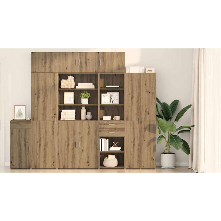 Highboard Artisan Egetræ 50 x 42,5 x 225 cm Konstrueret træ