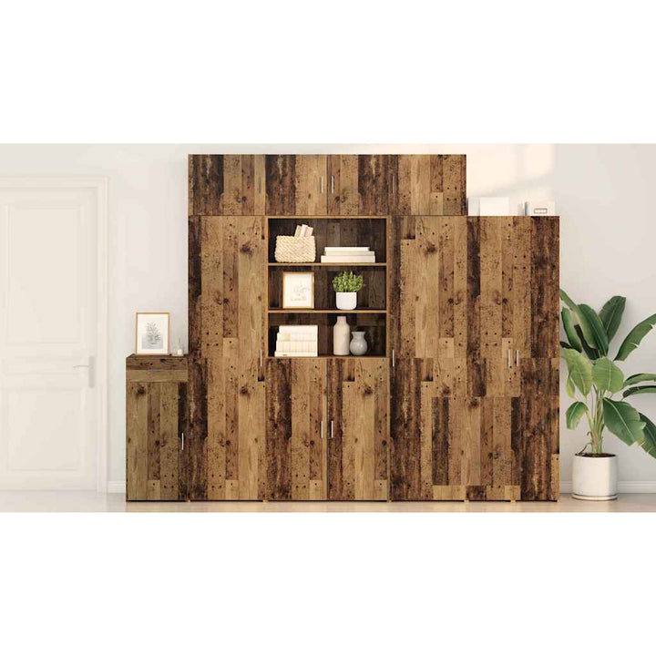 Opbevaringsskab Gammelt træ 80 x 42,5 x 225 cm Konstrueret træ