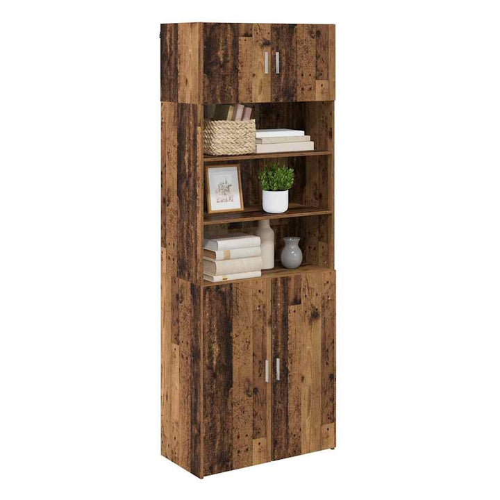 Opbevaringsskab Gammelt træ 80 x 42,5 x 225 cm Konstrueret træ